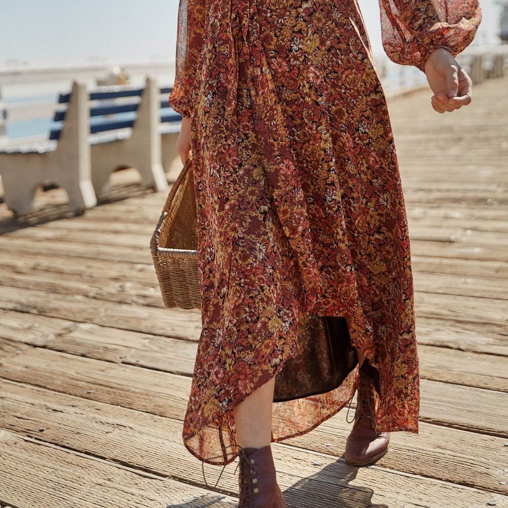 Christy Dawn The Bergen Dress In Mystic Garden SzS - Picture 4 of 15
